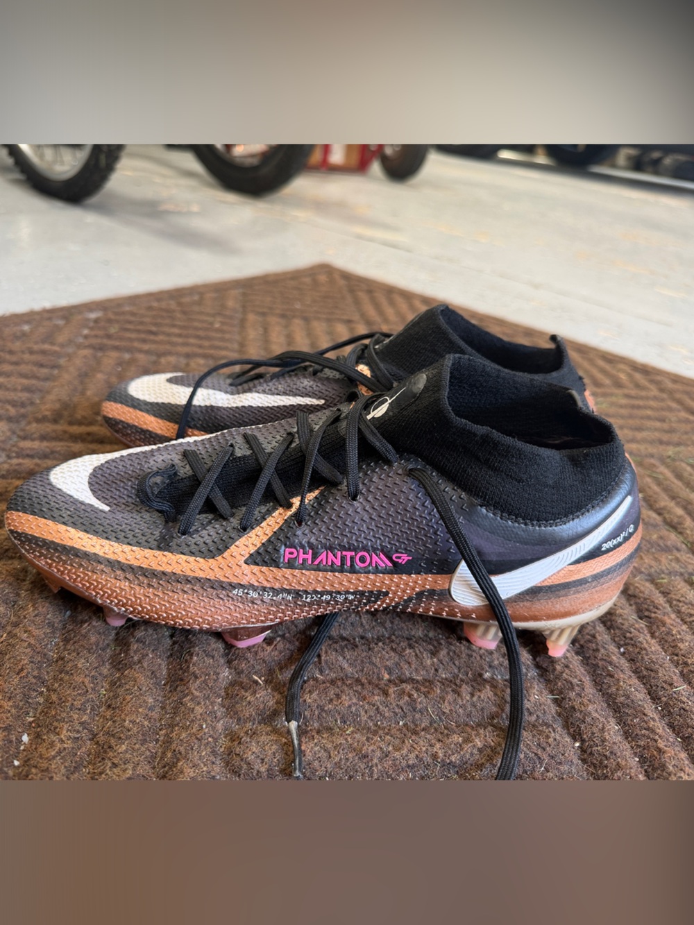 Nike Phantom GT Black Copper Soccer Cleats